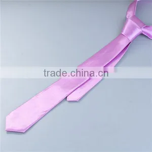 Polyester Necktie Violet Customize Printed Logo Tie thumbnail-1