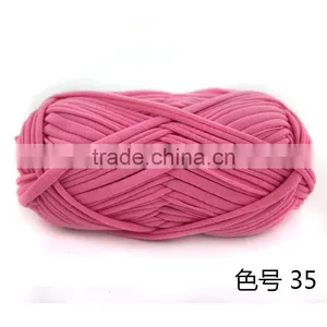 t Shirt Yarn Fancy Fabric Yarn Wholesale Crochet Yarn for Hand Knitting thumbnail-1