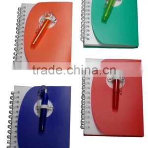 Promotional PP Cover Notebook With Pen Pocket Custom Mini Notebook thumbnail-1