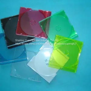 SLIM JEWEL CD Case Slim Jewel cd Box Slim Jewel cd Cover 3.5 With Colour Tray (YP-E502) thumbnail-1
