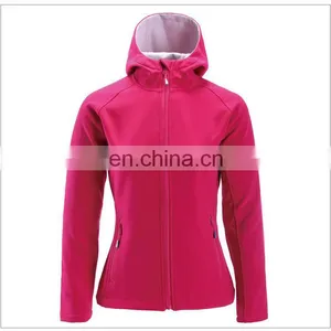 OEM Design High Quality Women's Softshell Jacket thumbnail-3