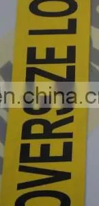 Wide Load ,oversize Load Double-sides Banner With Ropes 14''x72'',made of Durable Vinyl Fabric From Wenzhou Fly Craft thumbnail-2