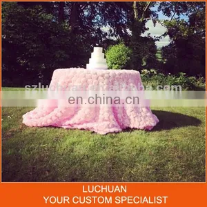Party Decoration Big Sequins White Table Cloth thumbnail-6