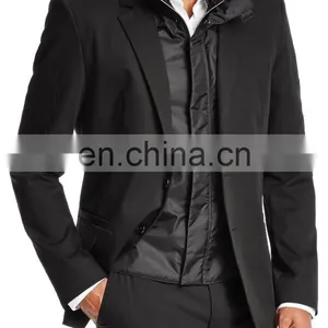 Slim Fit, Stretch Cotton Jacket With Detachable Inlay thumbnail-1
