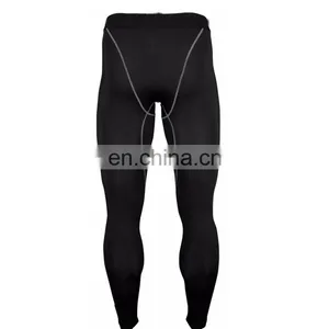 Mens Black Slim Fit Active Wear Skins Compression thumbnail-4