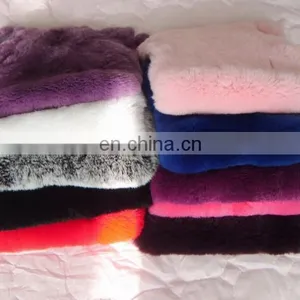 Factory Wholesale Raw or Dyed Color Real Rex Rabbit Fur Pelts thumbnail-6