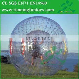 Inflatable Human Hamster Zorb Ball, Glass Roller Zorb Ball for Ramp Zorbing thumbnail-6