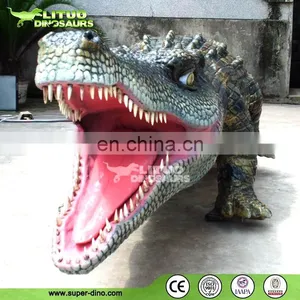 Animatronic Crocodile Moving Animals in Jungle Park thumbnail-2