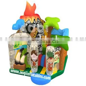 2015 AOQI New Design Fantastic Best Sale Volcano Inflatable Combo for Kids thumbnail-1