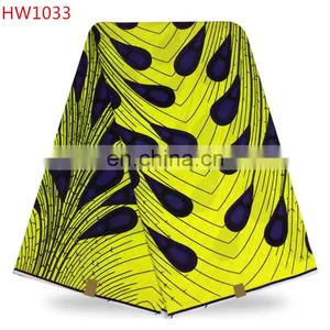 African Wax Prints Fabric Top Quality Hollandis Wax Cotton Fabric thumbnail-5