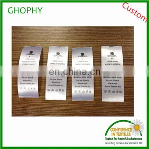 Satin Ribbon Clothing Wash Care Label thumbnail-2