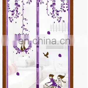 Durable and Hotsale Magnetic Curtains 100% SOFT Mesh Screen Door For Agaainst Mosquito and Home Decoration thumbnail-2
