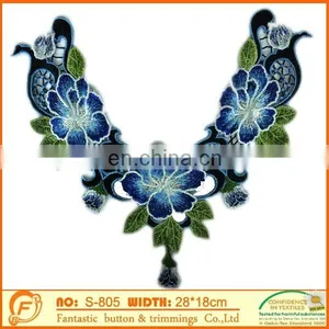 Flower Shape Cotton Lace Collar for Sew on Women Dressing Clothings thumbnail-1