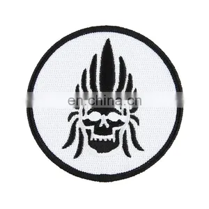 High Quality Customed Skeleton Embroidered Keyring thumbnail-5