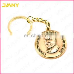 Factory Directly Custom Design Metal Antique Wing Shaped Keychain thumbnail-4