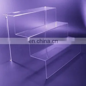 Custom Plexiglass/lucite/clear Acrylic Stair Step Display thumbnail-2