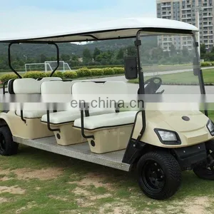 Battery Operated Electric Sightseeing Vehicle for Sale,2/4/6/8 Seaters Electric Passenger Car Electric Cart With CE Approval thumbnail-1