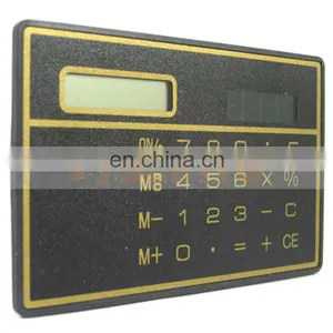 Solar Power Promotion Gift Thin Pocket 3mm Thickness Waterproof Pouch Bag Mini Card Calculator thumbnail-1