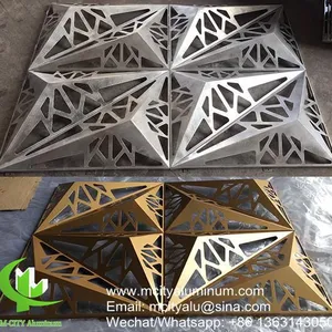 Architectural Aluminum Wall Cladding CNC Metal Perforated Sheet thumbnail-2