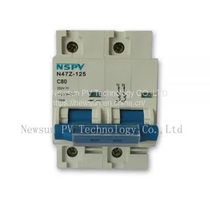 DC and AC 1-4P 250-1200VDC Non Polarity Miniature Circuit Breaker With C Curve thumbnail-4