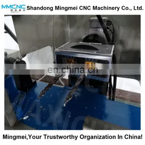 Colombia Manual Triple Drill Copy Routing Machine for Pvc Aluminium Window Door thumbnail-3