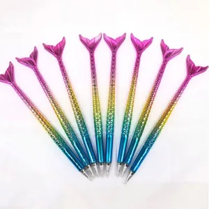 Creative Mermaid Ballpoint Pens Cute Fish Tail School Office Pen Stationery Gift thumbnail-1