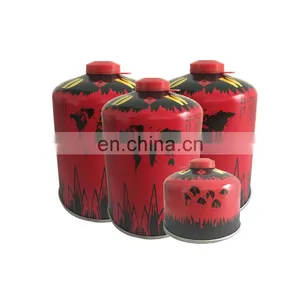 China Screw Valve Butane Gas Cartridge 450g and Tin Aerosol Can 450g thumbnail-2