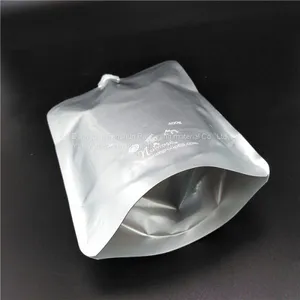 China Wholesale Aluminum Foil Empty Stand up Plastic Packaging Bag for Shampoo/75% Alcohol Bag thumbnail-4