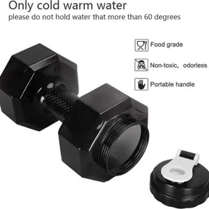 Dumbbell Shape Fitness Creative Large-capacity Sports Drinking Bottle Space Portable Water Cup thumbnail-5