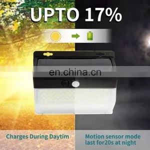 206 LEDsuper Bright Outdoor IP65waterproof Sensor Solar Light for Garden thumbnail-3