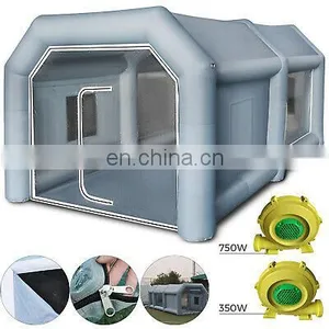 Mobile Inflatable Paint Tent for Car Repair Spray Booth Inflatable Tent Inflatable Car Wash Tent thumbnail-1
