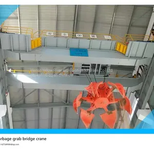 China's High Quality and Low Price 25 Ton Garbage Grab Bridge Double Beam Crane, Power Plant Double Beam Crane, Grab Dou thumbnail-1