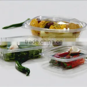Disposable Food Container, PET Box, Salad Packaging Box thumbnail-1