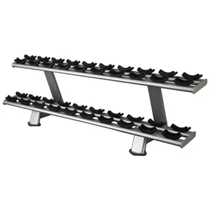 Gym Equipment Commercial Fitness Machine Hexagon Dumbbell Rack For Home thumbnail-1