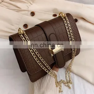 Wholesale China Fall Chain, Retro Crocodile Pattern Shoulder Bags Ladies Purses And Handbag/ thumbnail-1