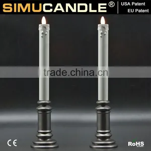 Moving Wick Taper LED Candle in Candles With Remote and With USA and EU Patent thumbnail-3