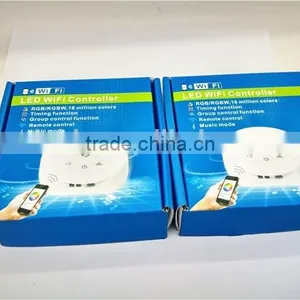 192W/384W High-powered WiFi LED Controller for DC12V/24V Full-color RGB/RGBW LED Strip With Remote Control APP for Android IOS thumbnail-6