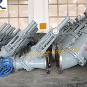 Y type slurry valve