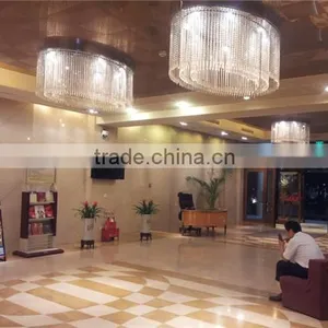 Large Gold Crystal Chandelier Lighting thumbnail-1