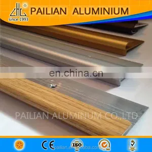 Dural Aluminum Profiles for Stepfloor Oak Effect Screw Down Stair Nosing Profile 0.9m;Aluminium for 8-10mm Thick Flooring thumbnail-2