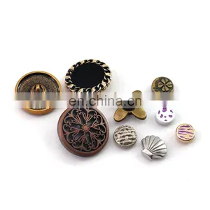 Hot Classic Light Beautiful Metal Spring Snap Button Press Stud Button For Garments Handbag thumbnail-1