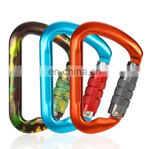 JRSGS High Quality Wholesale Carabiner Clips 30kN Climbing Carabiner Snap Hook Aluminum Carabiner Hooks S7112 thumbnail-2