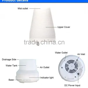Ultrasonic Cool Mist Humidifier Aromatherapy Oil Diffuser Electric Aroma in Latin thumbnail-5