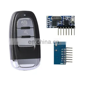 3 Button Remote Control + rf Receiver 433mhz rf Module 433 Mhz Remote Control With Receiver thumbnail-1