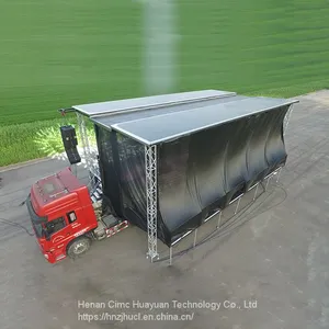 HUAYUAN S455 With Lights and Sound Outdoor Event Podium Concert Stage Truck thumbnail-4