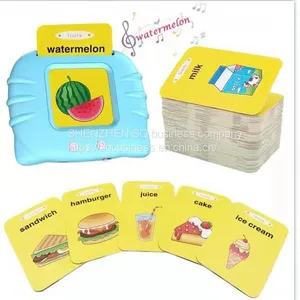 Cognitive Audible Flash Cards English Learning Flashcard Reader Talking Learning Machine for Boys And Girls thumbnail-1