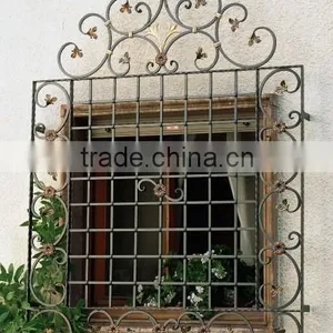 Steel Wrought Iron Window Grill thumbnail-1
