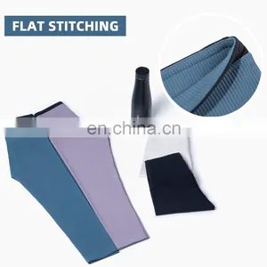 Lightweight Custom Logo Sport Active Wear Yoga Sets High Waist Two Piece Yoga Sport Suit thumbnail-3