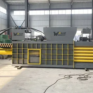 WL160T Carton Bale Compress Machine Waste Carton Plastic Compressing Baling Machine thumbnail-4