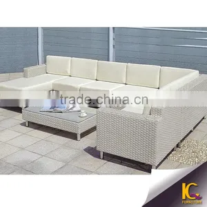 Hot Sale Rattan Sofa Outdoor Wicker Balcony Rattan Sofa Sectional Sofa Set thumbnail-1